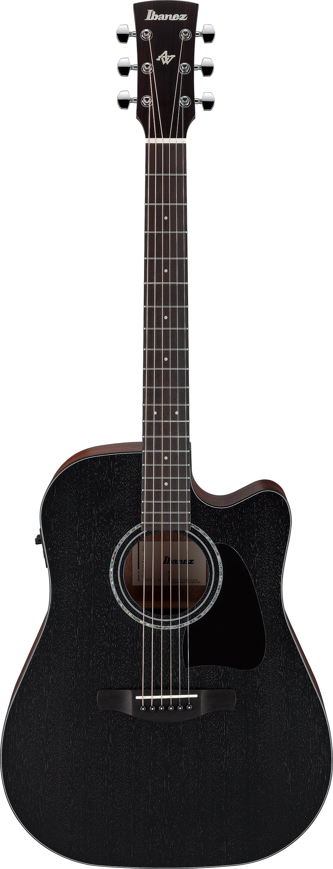 AW247CE-WKH Westerngitarre Weathered Black 